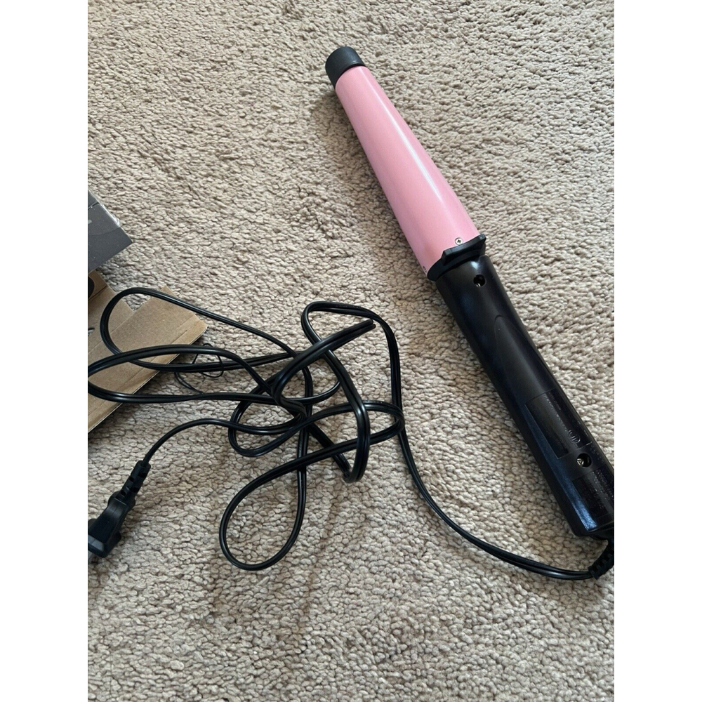 Remington CI9538 Pearl Digital Ceramic Curling Wand 1 - 1 1/2-inch - Pink Used